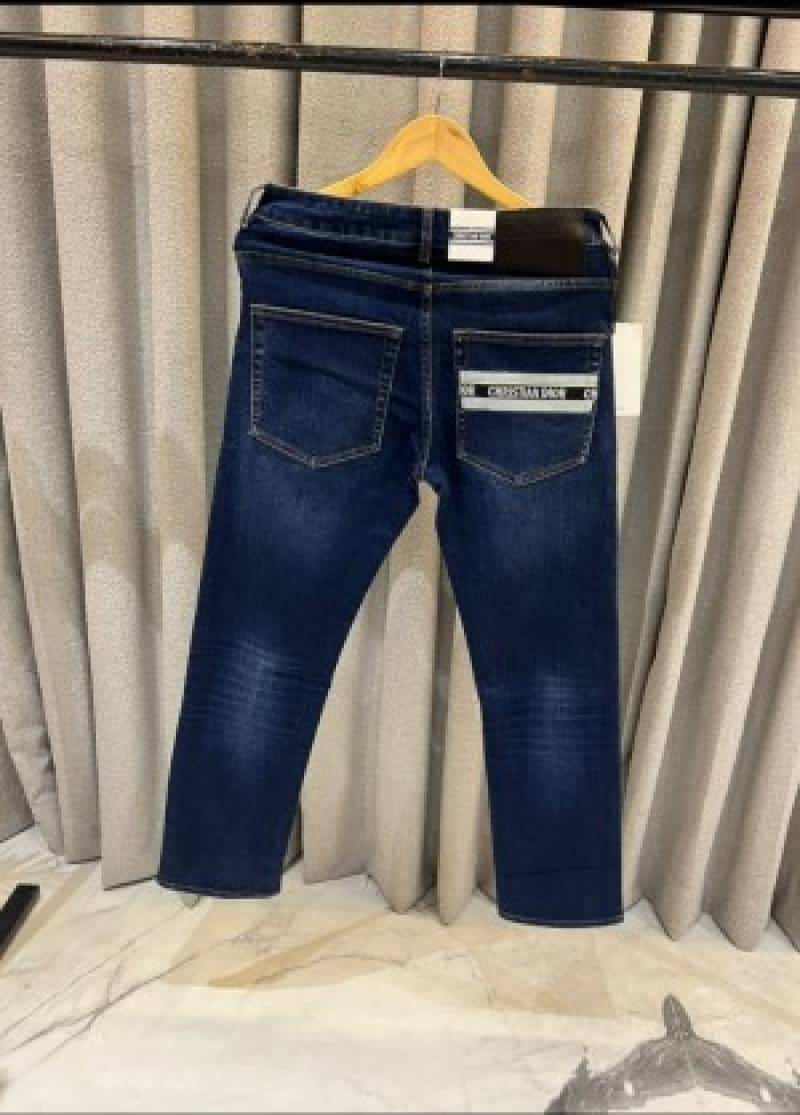 SALE Christian Dio_r Signature denim dark blue