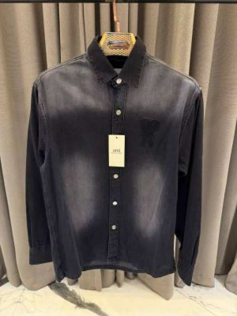 Ami_paris imported shirt Black