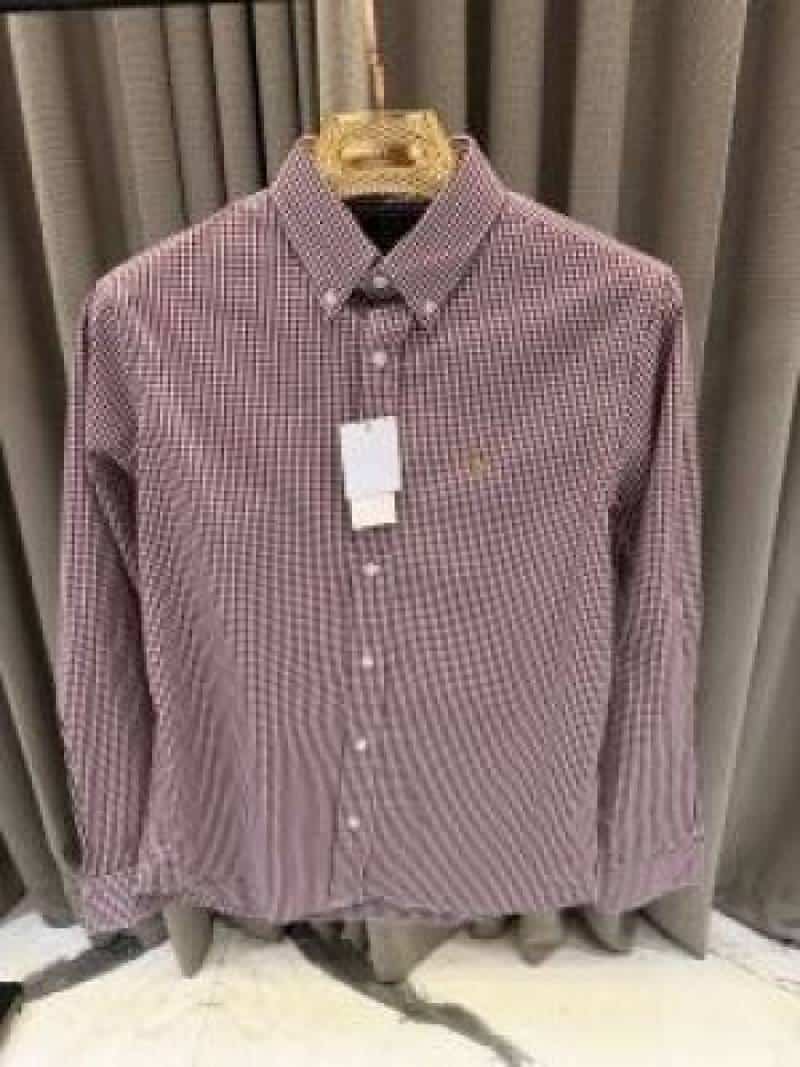 Ral ph Lauren chest logo imported shirt red
