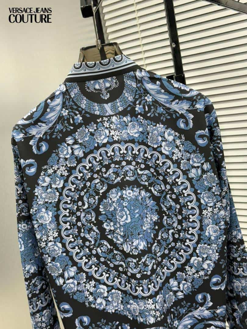 Versace Bandana Couture Box Pack Full Sleeves Shirt Navy