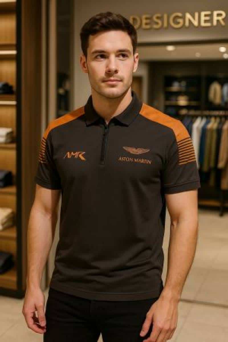 HACCKET ASTON MARTIN POLO SURPLUS BROWN