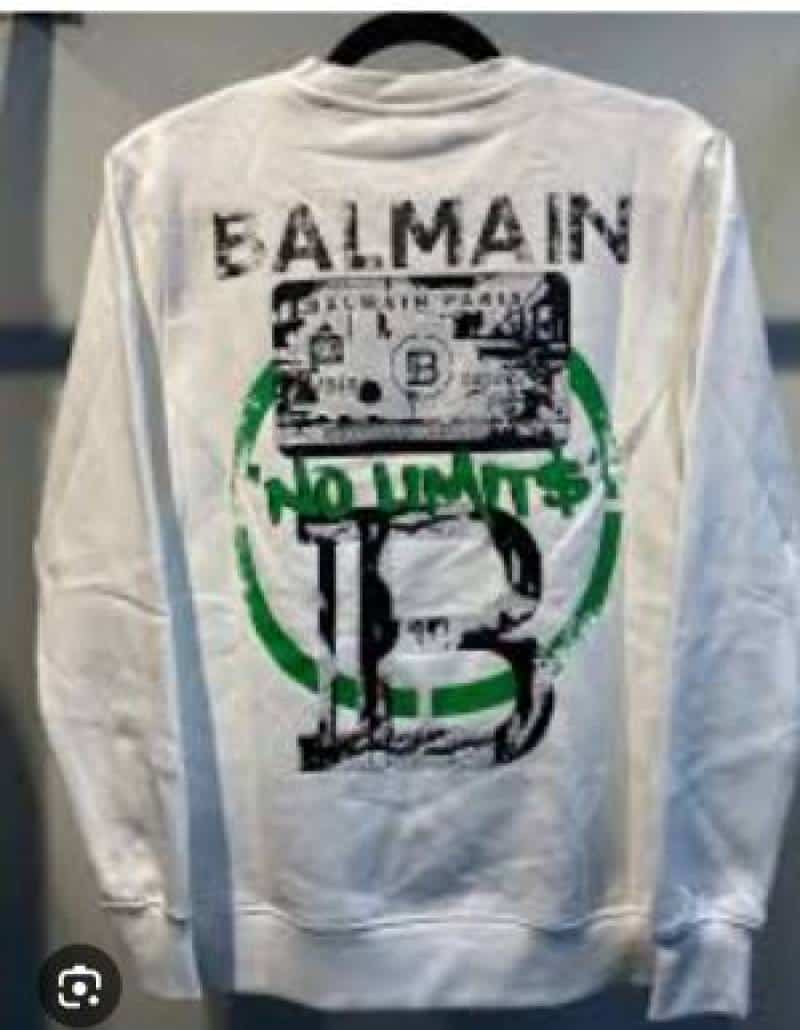 Sale sale Balmai_n sweat shirt white