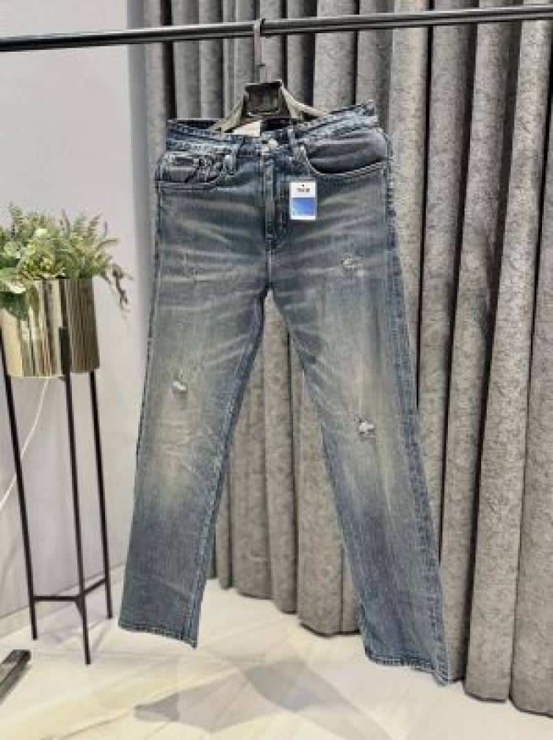 A-RMANI EXCHANGE IMPORTED DENIM JEANS BLUE SHADED 100% BOOT CUT