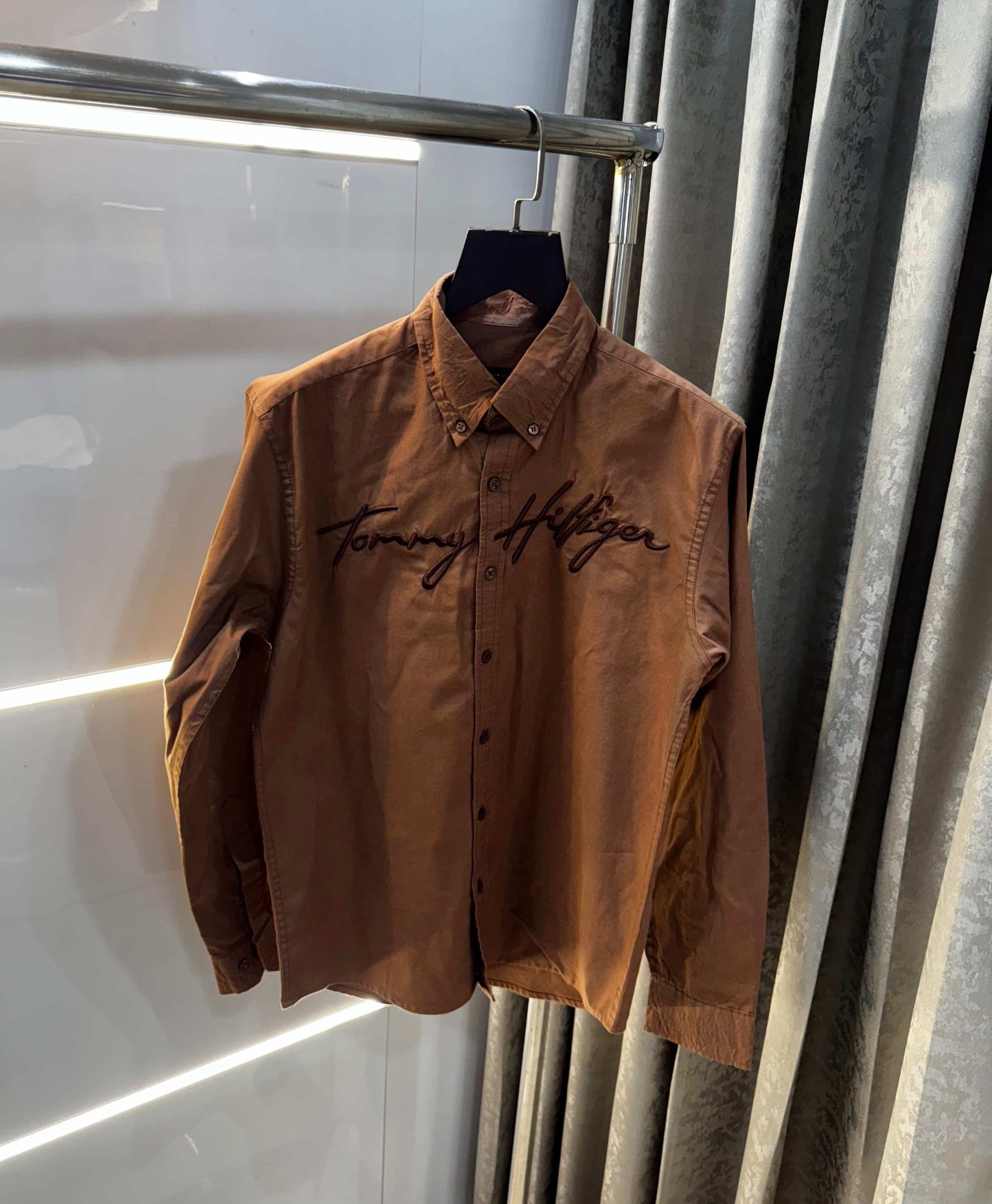 Tommy Hilfiger Brown Premium Classic Shirt