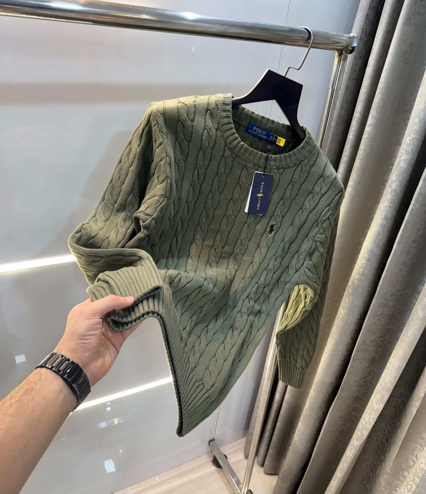 Ralph Laure n green Imported Knitted Pull Over