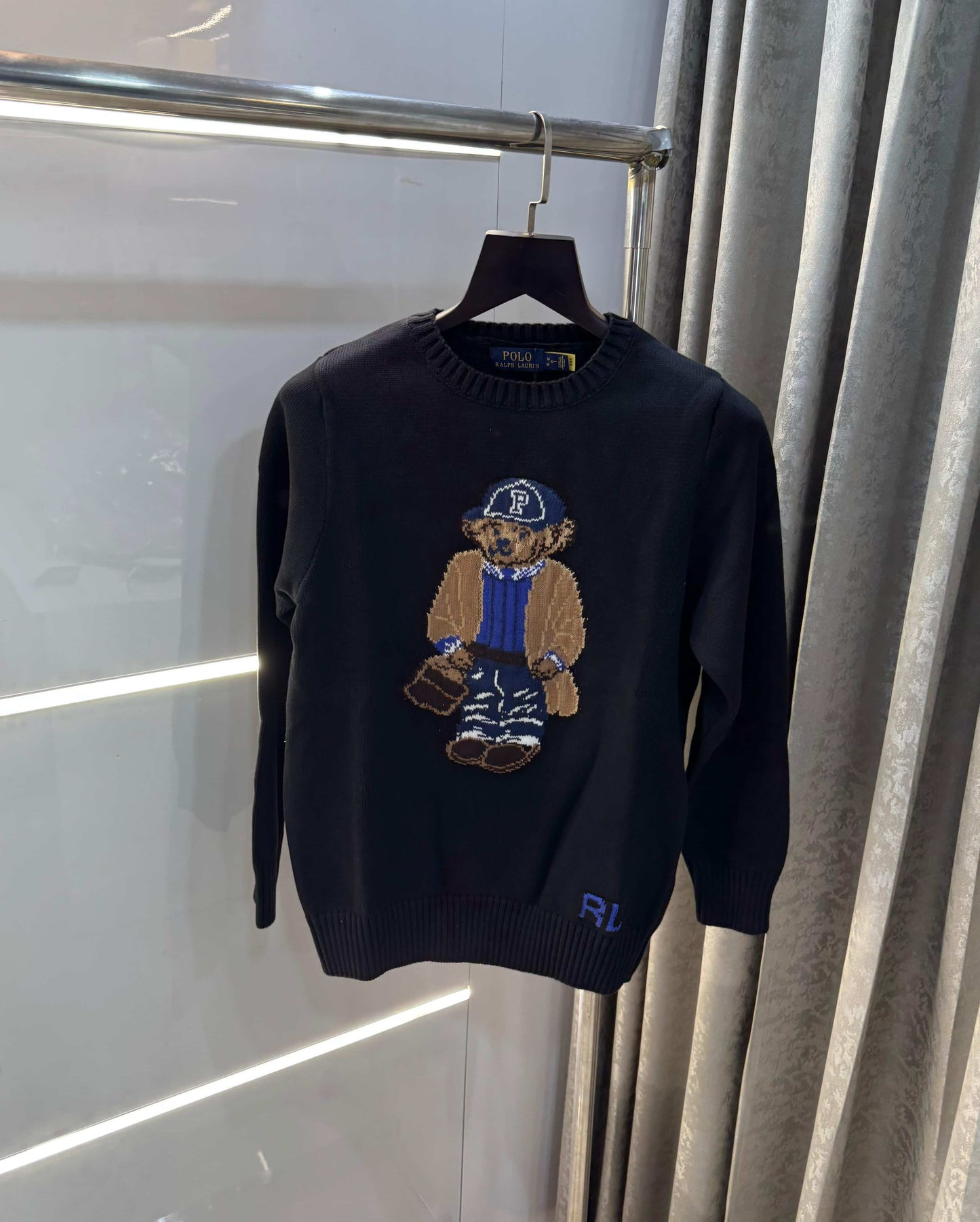 Ralph Lauren Black Teddy Edition Imported Pull Over