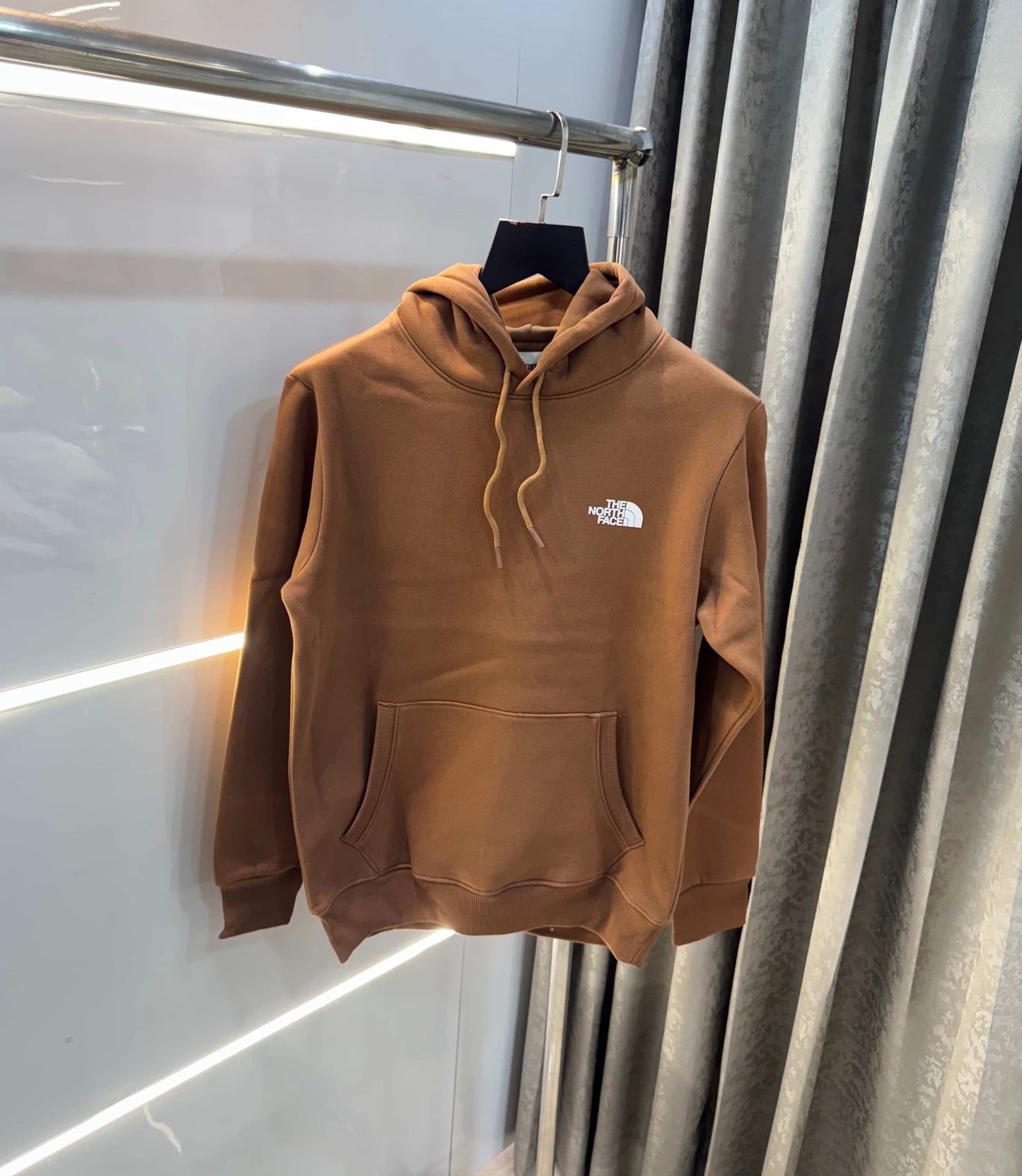 The North Face Brown Printed Imported Hoodie