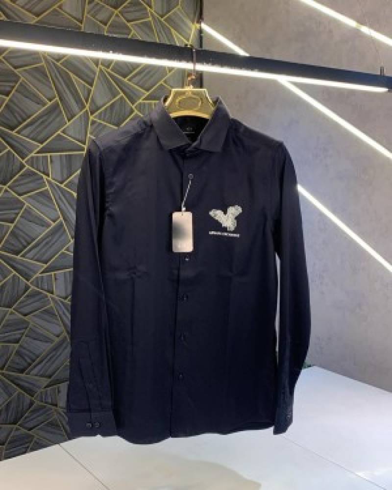 ARMANI_EXCHANGE_NAVY_BLUE_EAGLE_PRINTED_PREMIUM_SHIRTS_(947)