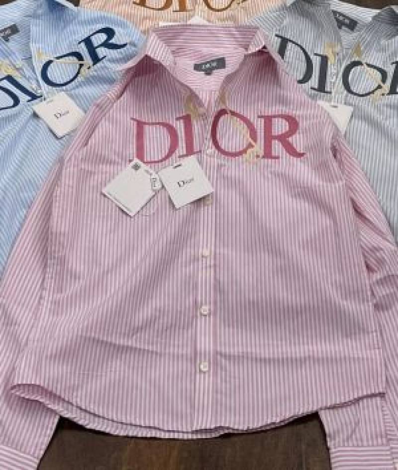Dior_Pink_Embroidery_Logo_Premium_Lining_Shirt_(1654)