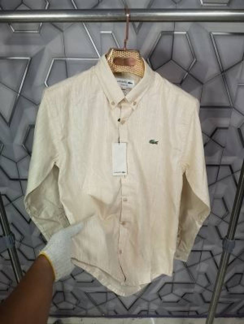 Lacoste_Beige_Embroidery_Logo_Classic_Shirt_(1776)