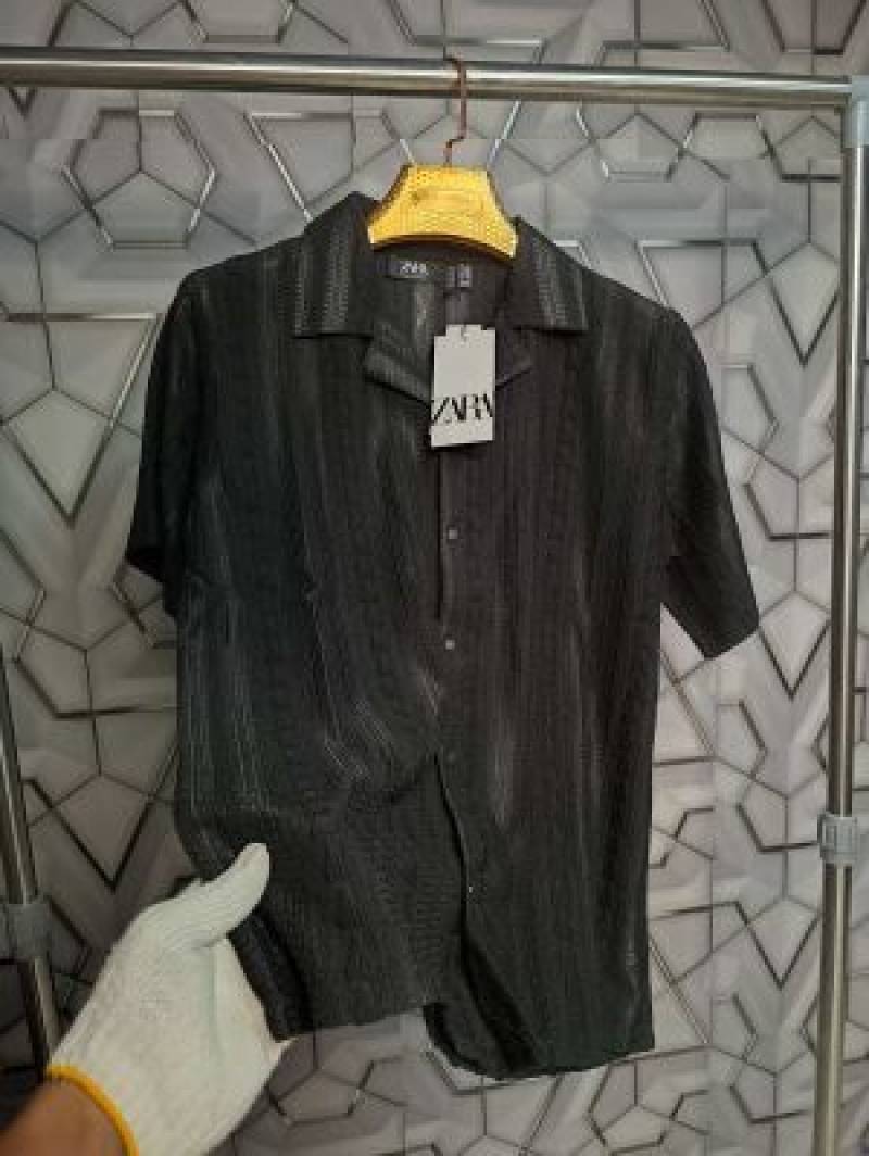 Zara_Black_Designer_Premium_Crochet_Half_Shirt_(1455)