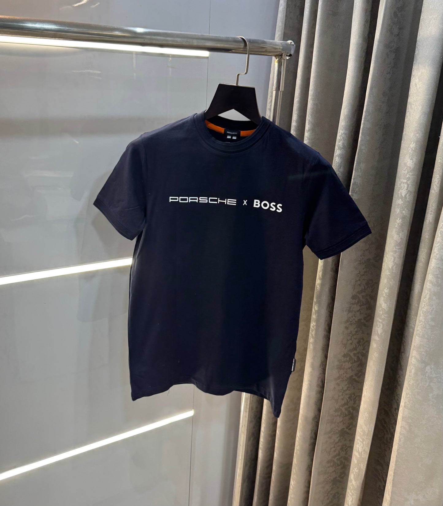Hug o Bo...ss Navy Blue P0rSCh3.... Edition Premium T-Shirt