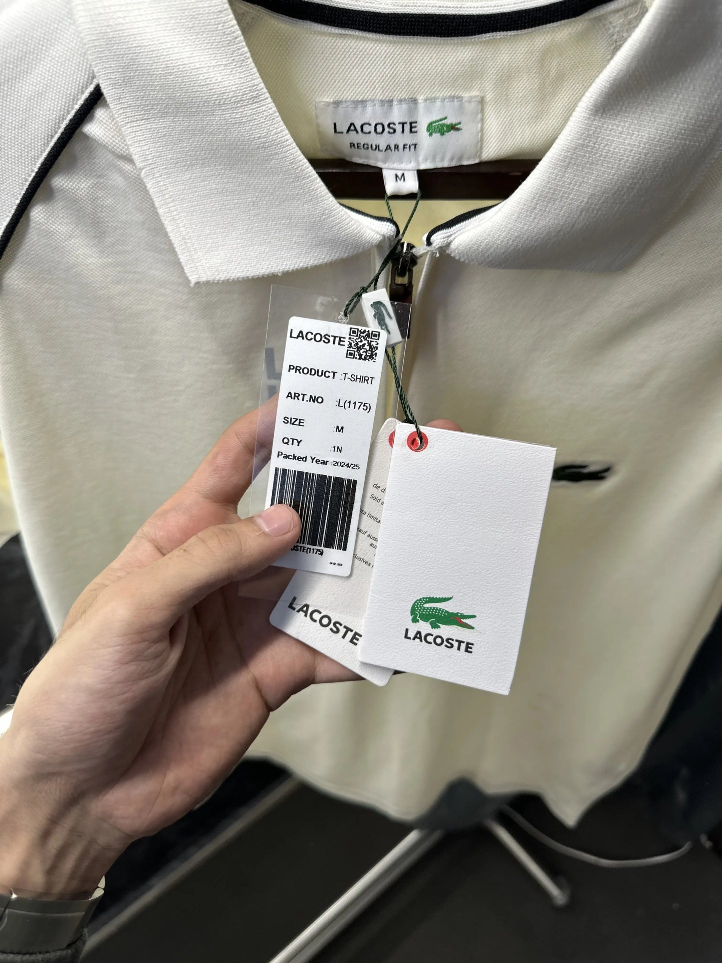 Lacost e Premium Polo Tshirt White