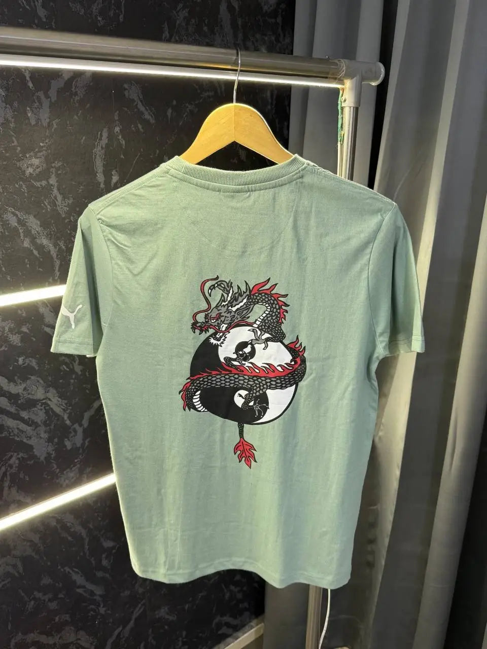 Pum a Staple Design Round Neck Tshirt With box packing
