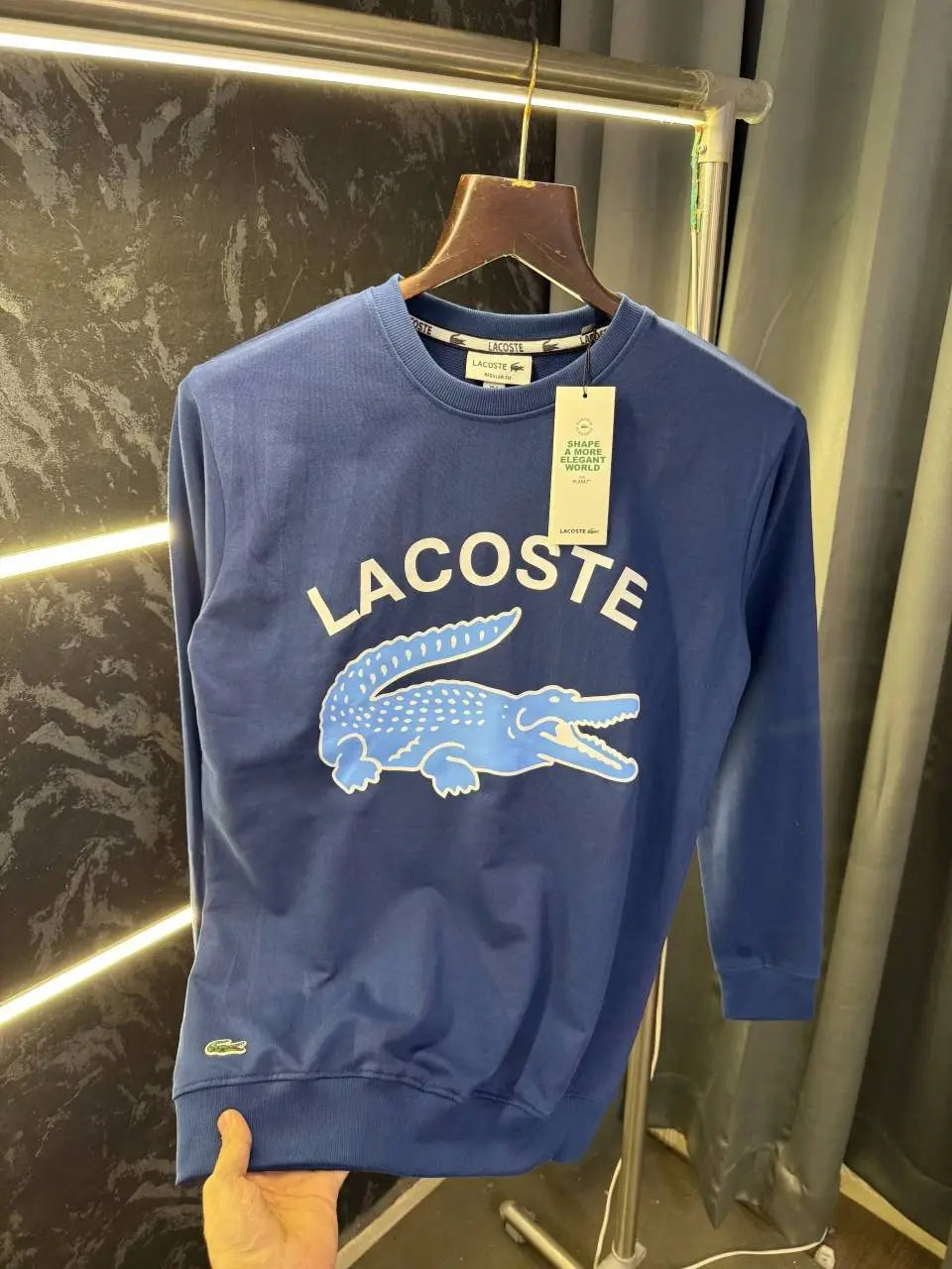 Lacost e Premium Sweatshirt Store Article (Navy)