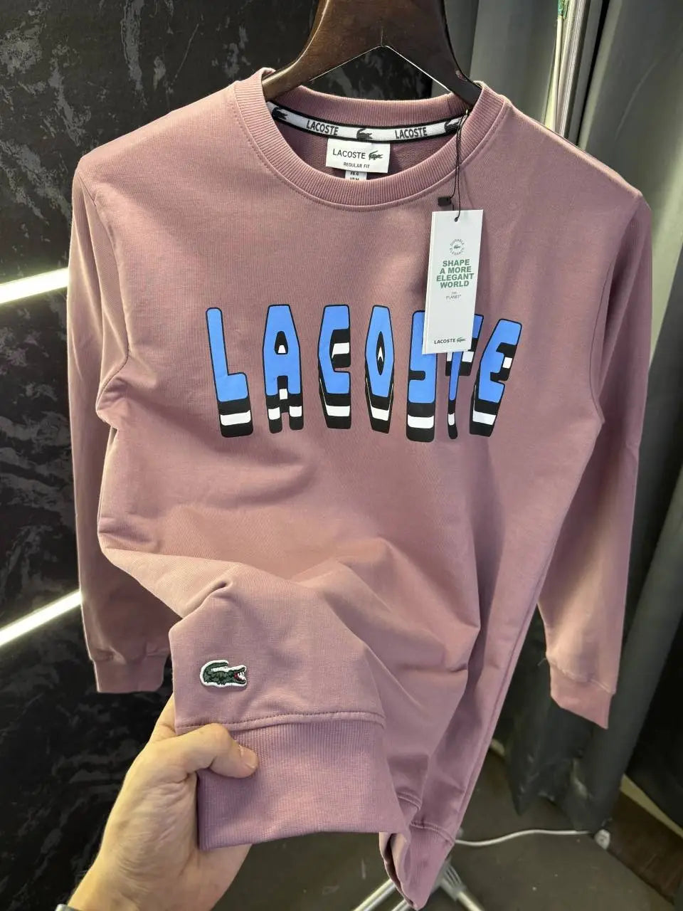 Lacost e Premium Sweatshirt Store Article (Pink)