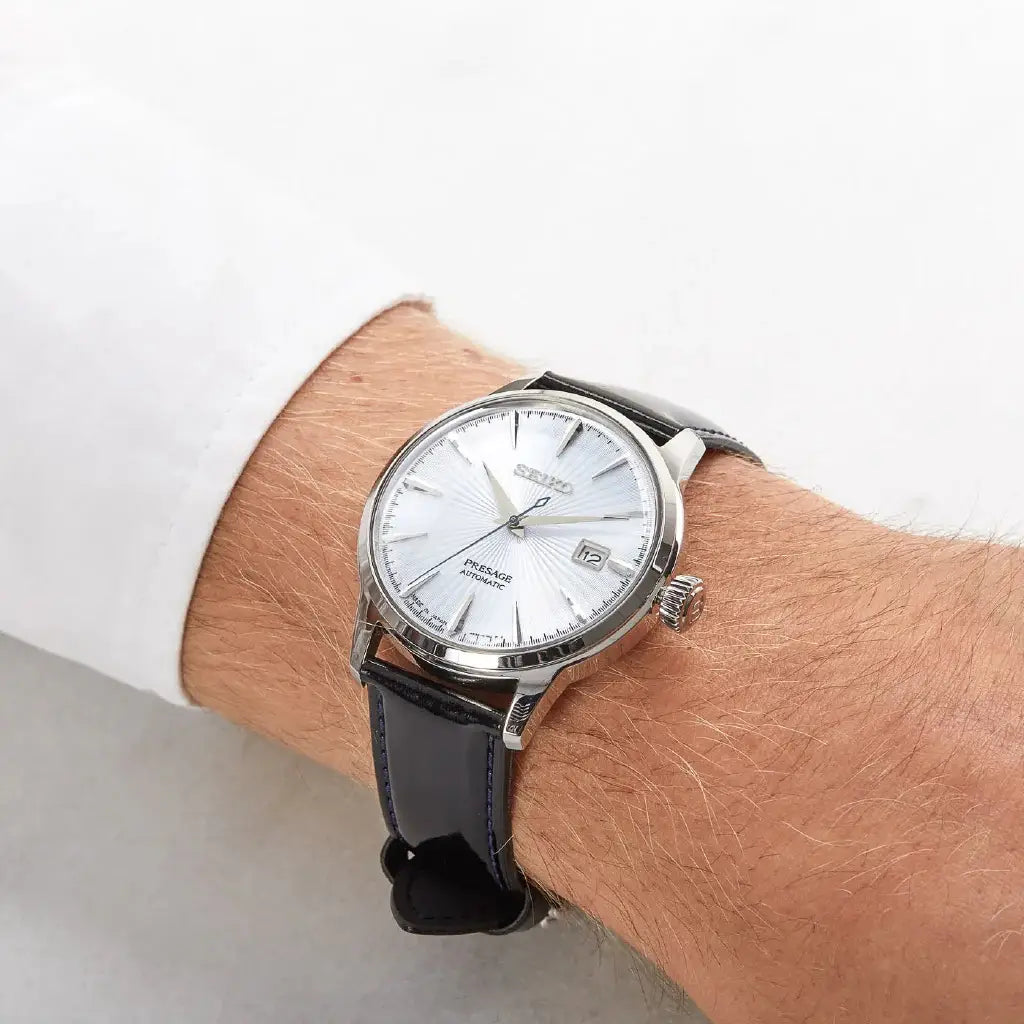 Seiko Presage Automatic White Black
