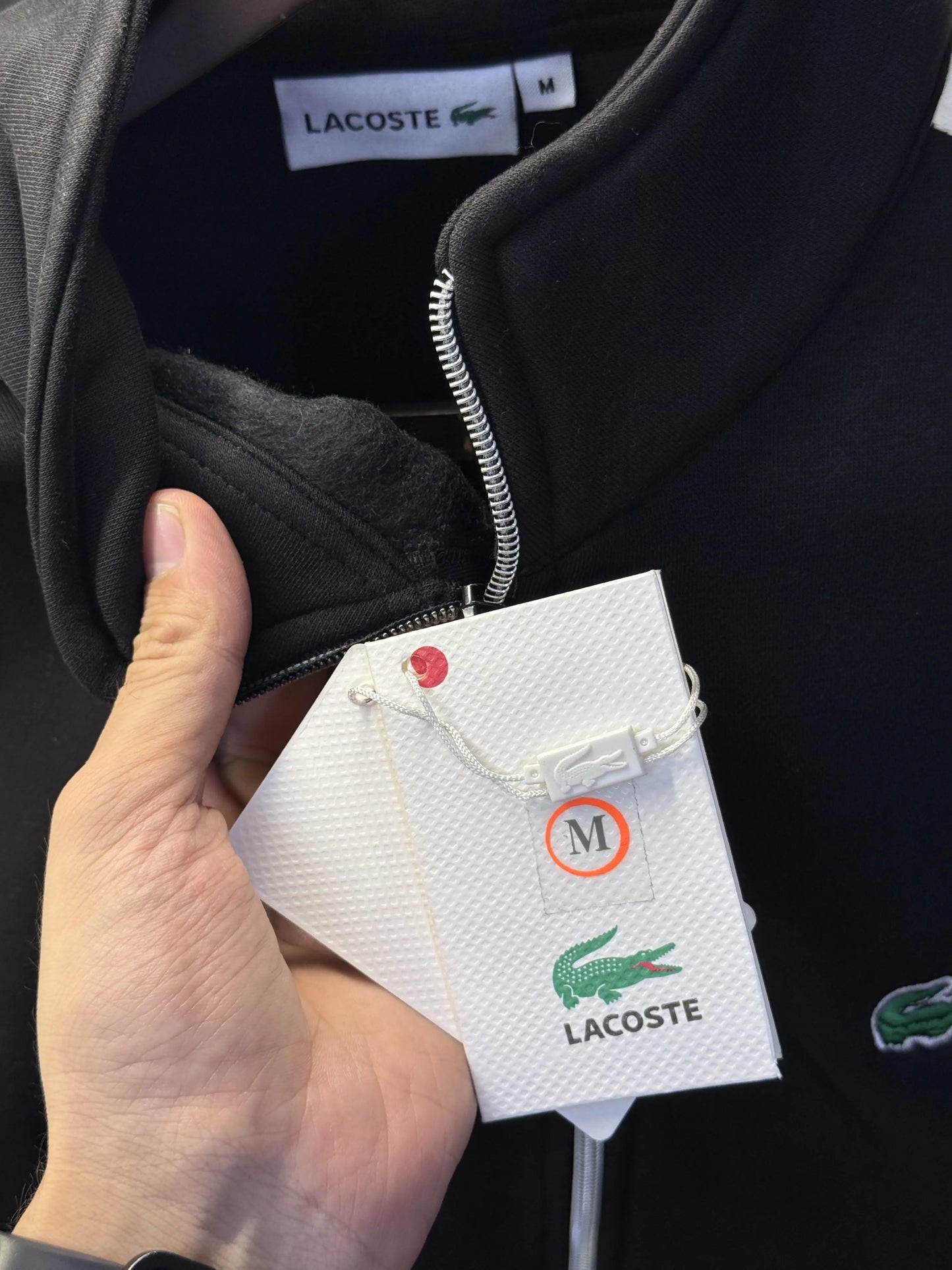 Lacost e Premium Tracksuit ( Black )