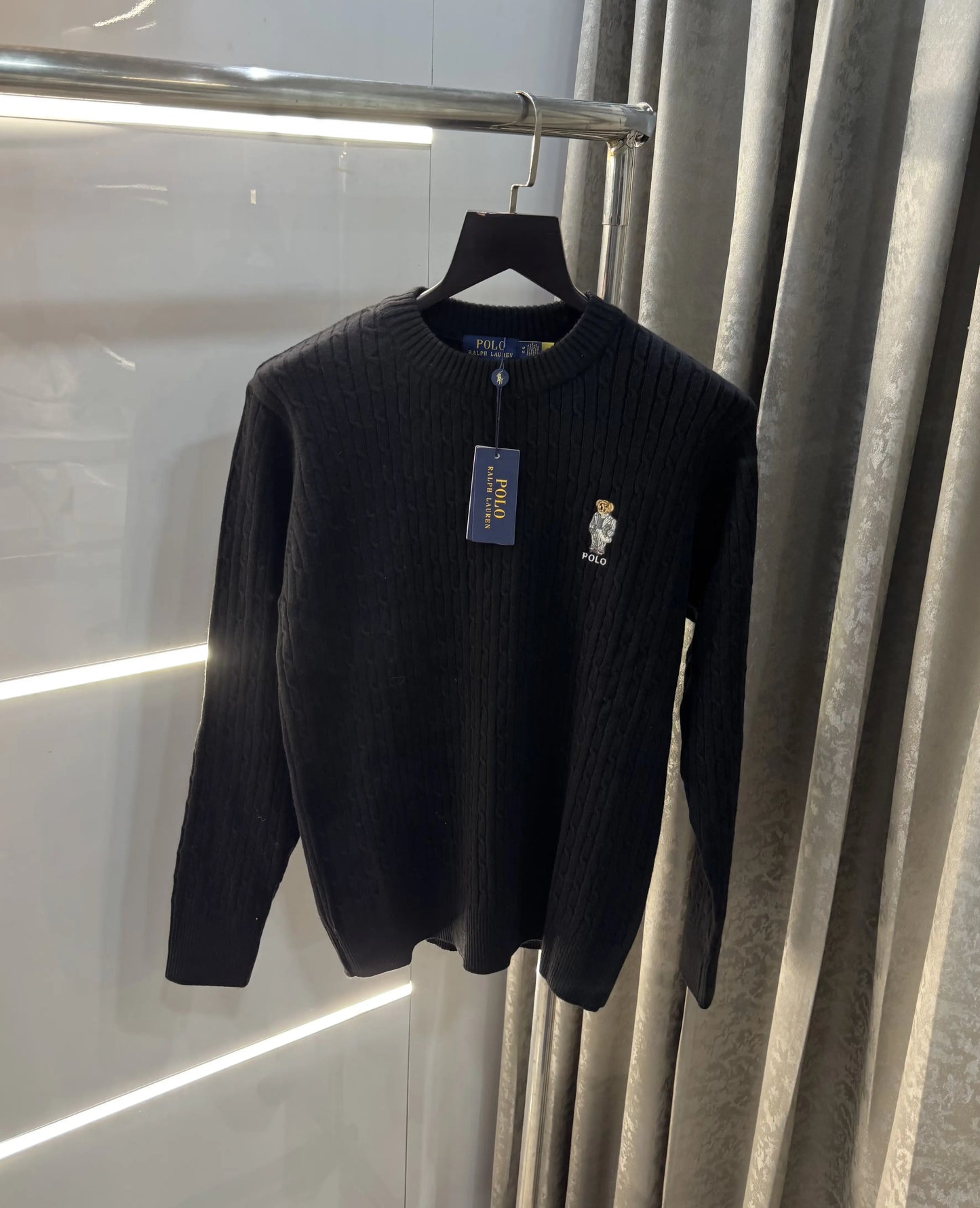 Ralph Lauren Black Teddy Edition Imported Pull Over