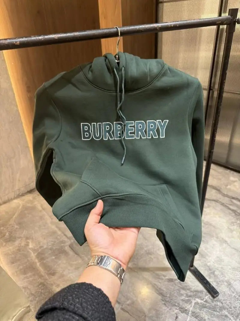 Burberr y Green Fleece Premium Hoodie