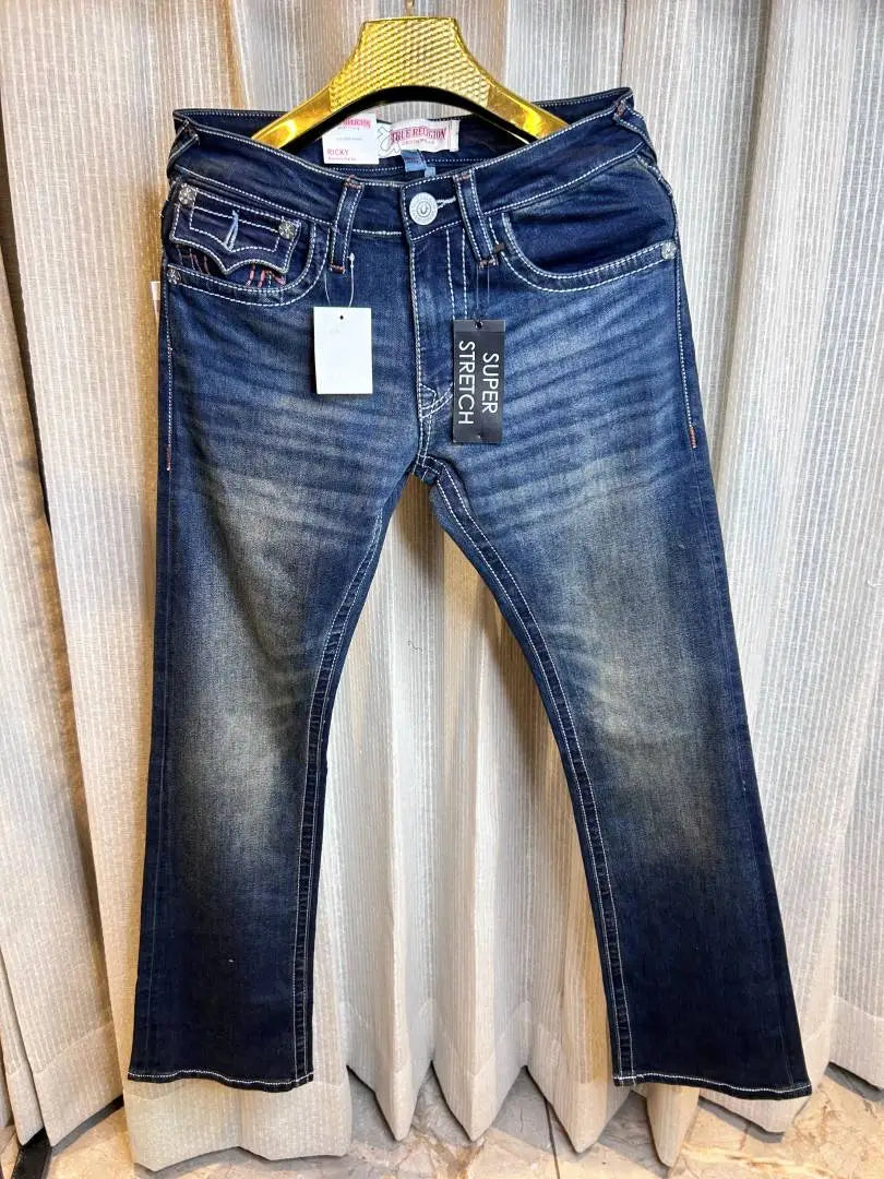 TRUE RELIGION BLUE WASH PREMIUM IMPORTED DENIM