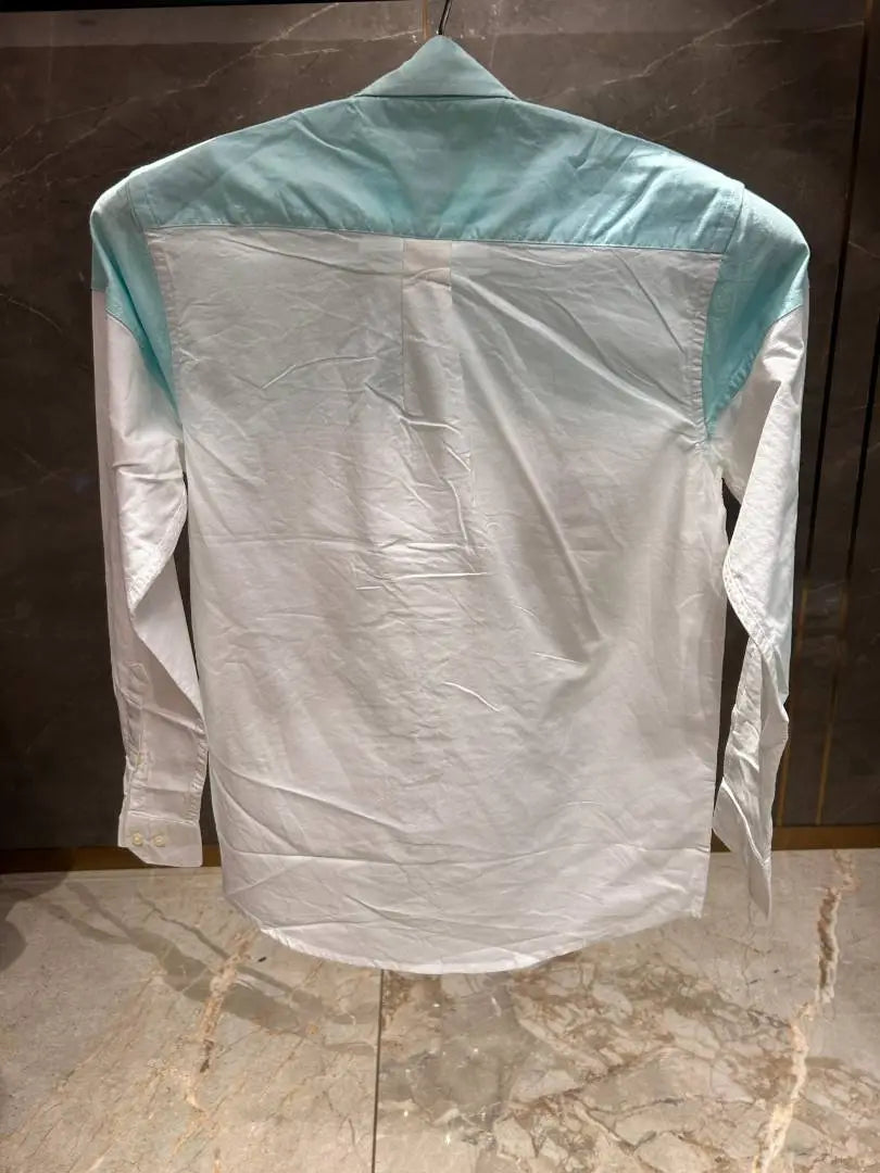 TOMMY HILFIGE_R TIFFANY BLUE WHITE MULTI SHIRT PREMIUM
