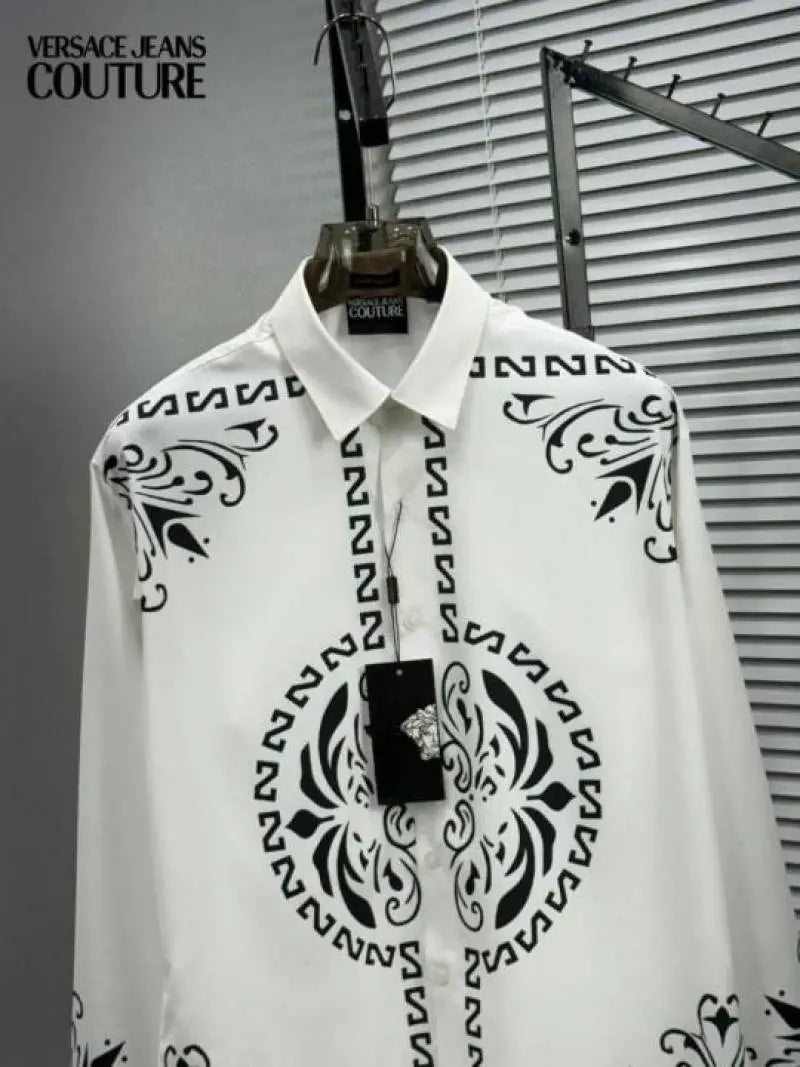 VERSAC_E WHITE BANDANA IMPORTED SHIRT WITH BOX