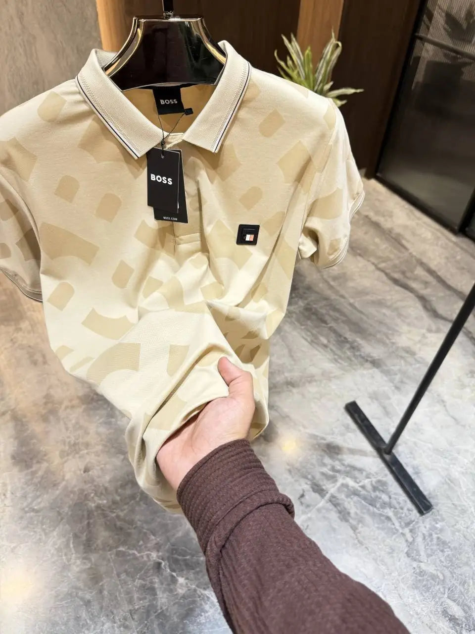 Hugo bos s Beige Imported Lycra With Box