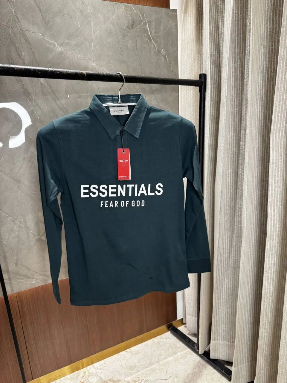 Essential_s Dark green Full sleeves Tshirt