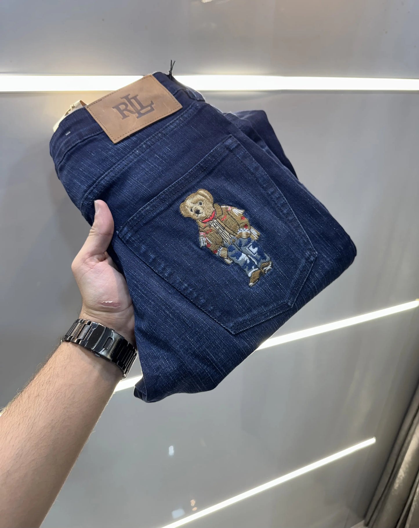 Ralph Lauren Dark Blue Teddy Edtion Imported Denim