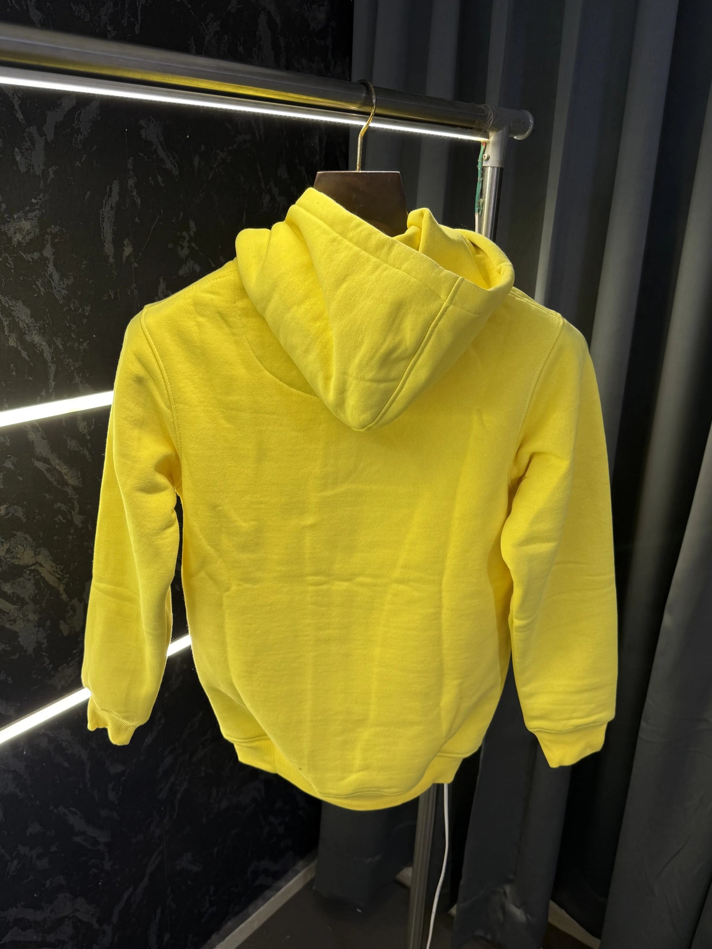 Arman i Exchang e Zipper Pull Over Hoodie (Yellow)