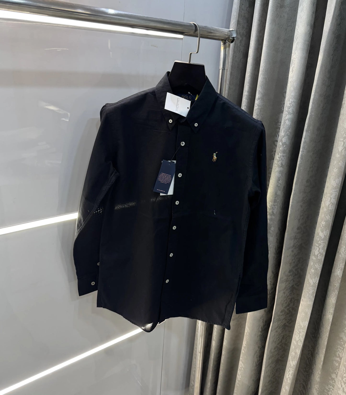 Ralph Lauren White Embroidery Logo Classic Shirt