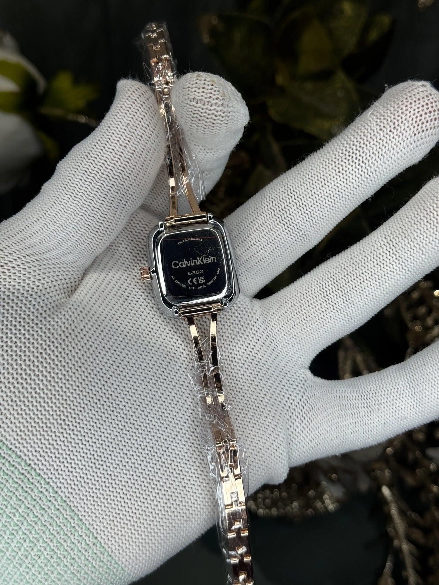 Clavin Klein Dual Tone Green Premium Watch