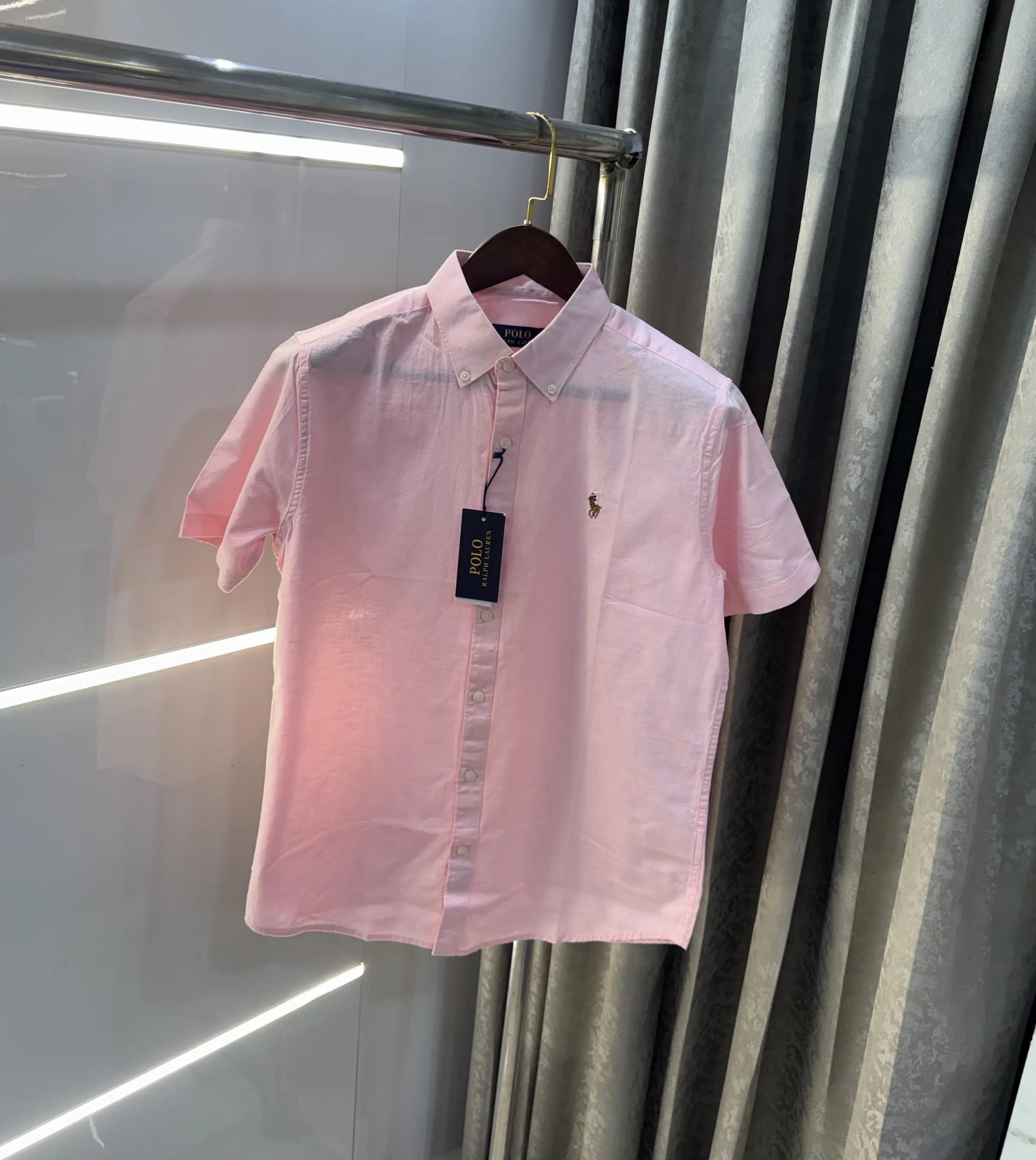 Ralph Lauren Pink Premium Linen Shirt
