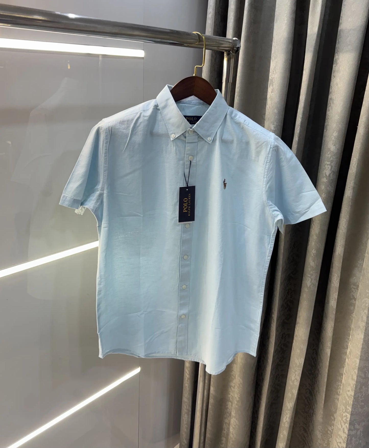 Ralph Lauren Sky Blue Premium Linen Shirt