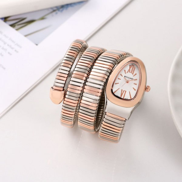 Bvlgari Serpenti Two Tone White Without Diamond