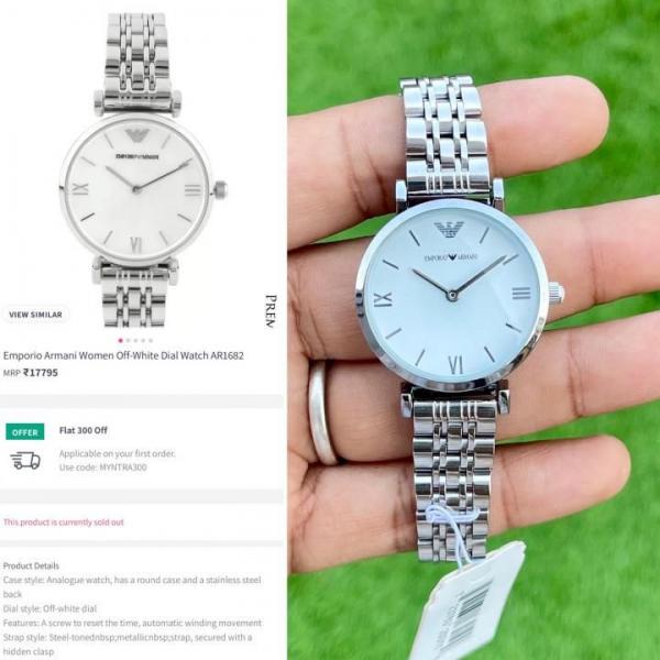 Emporio Armani Silver White