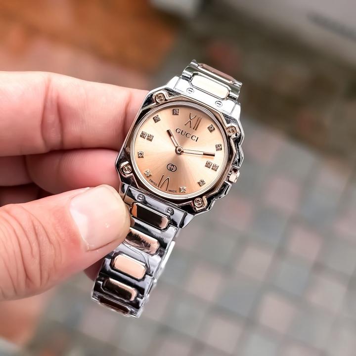 Gucci Limited Edition Silver TwoTone Rosegold