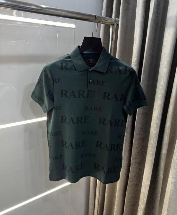 Rare Rabbit Bottle Green Premium Polo T-Shirt