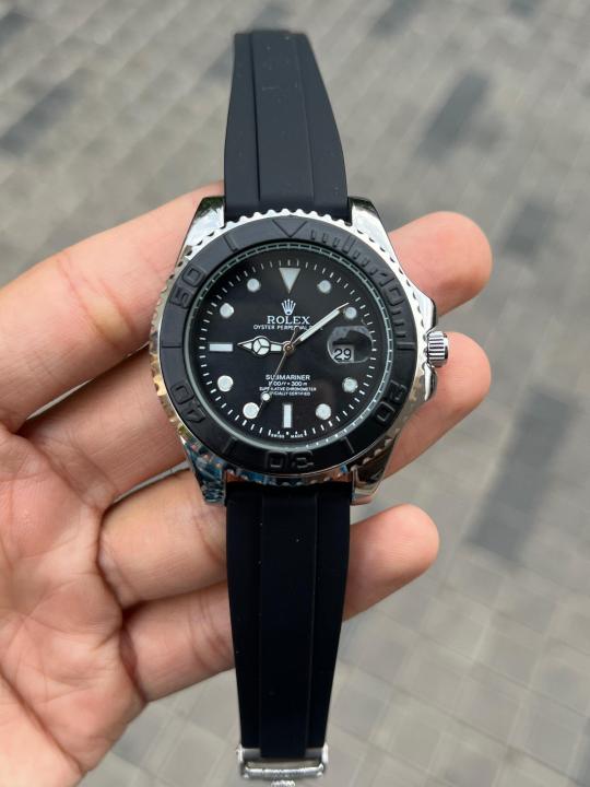 Rolex Yachmaster Silver Black