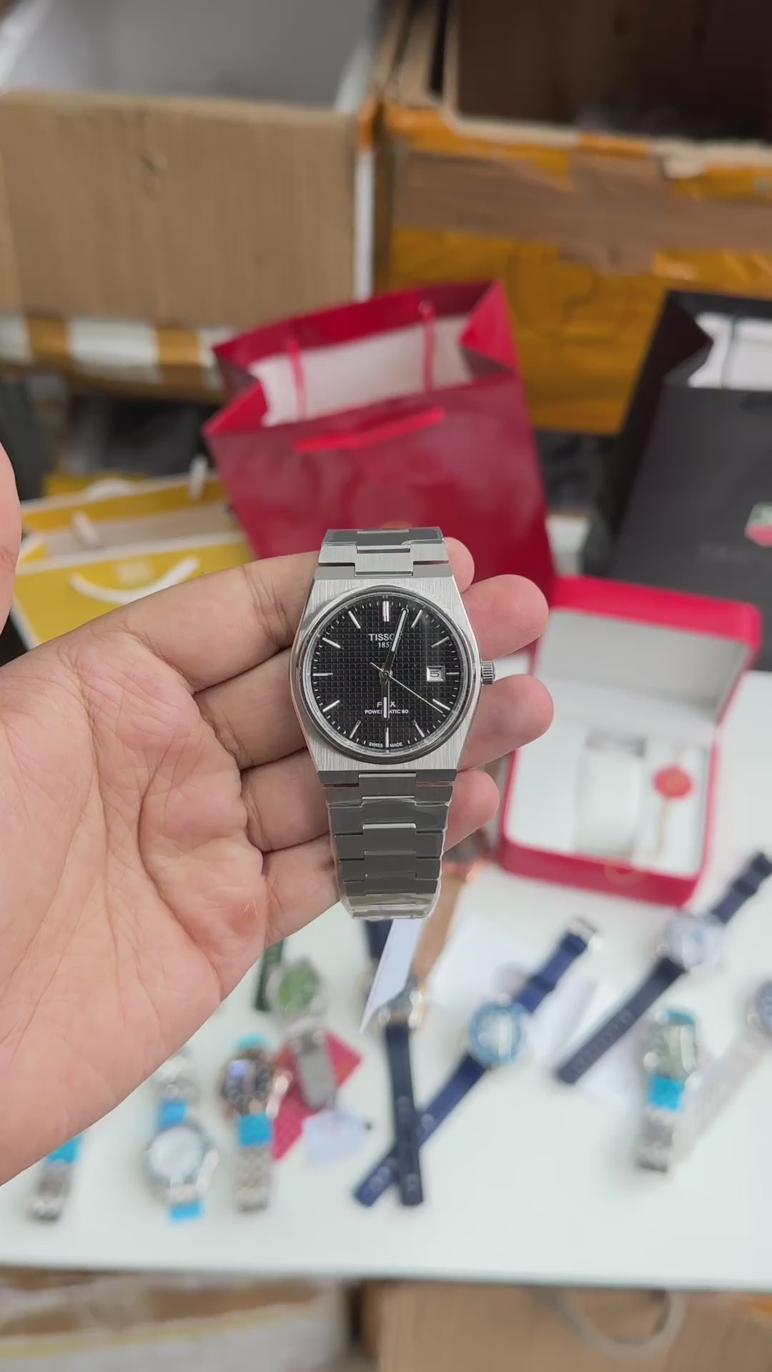 Tissot Prx Premium Quality Silver black