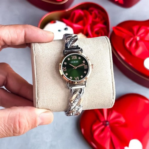 Valentine's Special Guess two tone Green with gift box