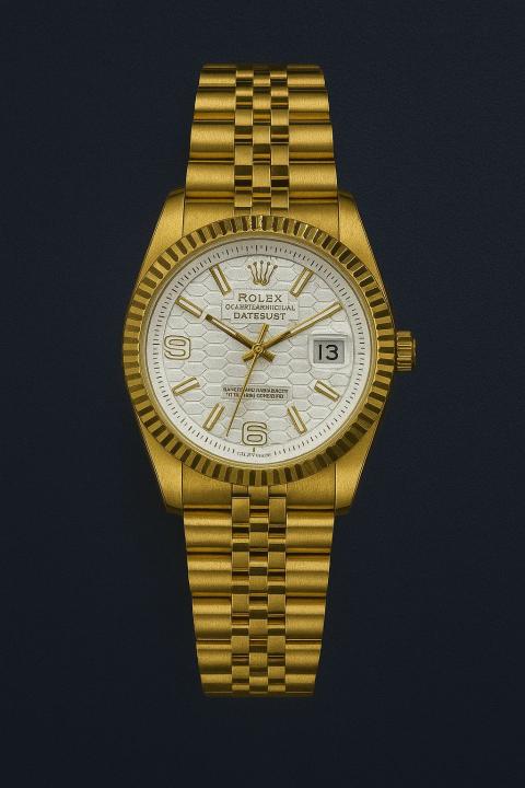 Rolex Land dweller Gold with white dial