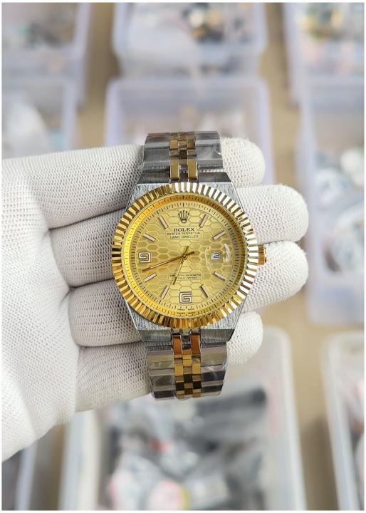 Rolex Land dweller two tone with gold dial