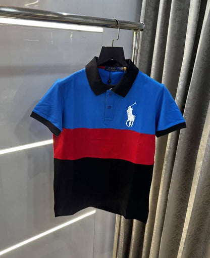 Ralph Laure n Blue Embroidery Logo Premium Polo T-Shirt