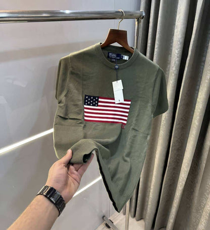 Ralph Laure n Olive Premium Knitted T-Shirt