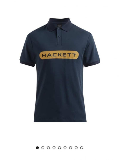 Hacke t Navy Blue Premium Classic Polo T-Shirt 002