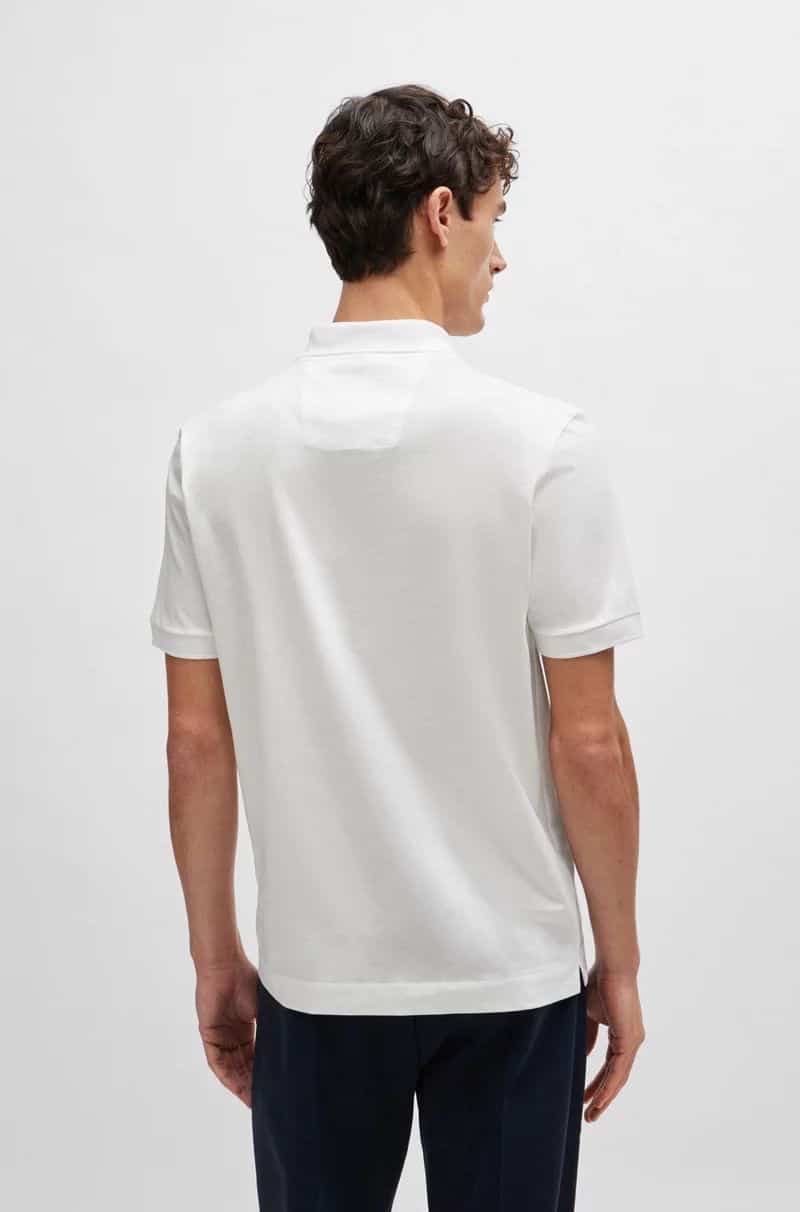 Hugo bos s x porsche White Classic Polo T-Shirt