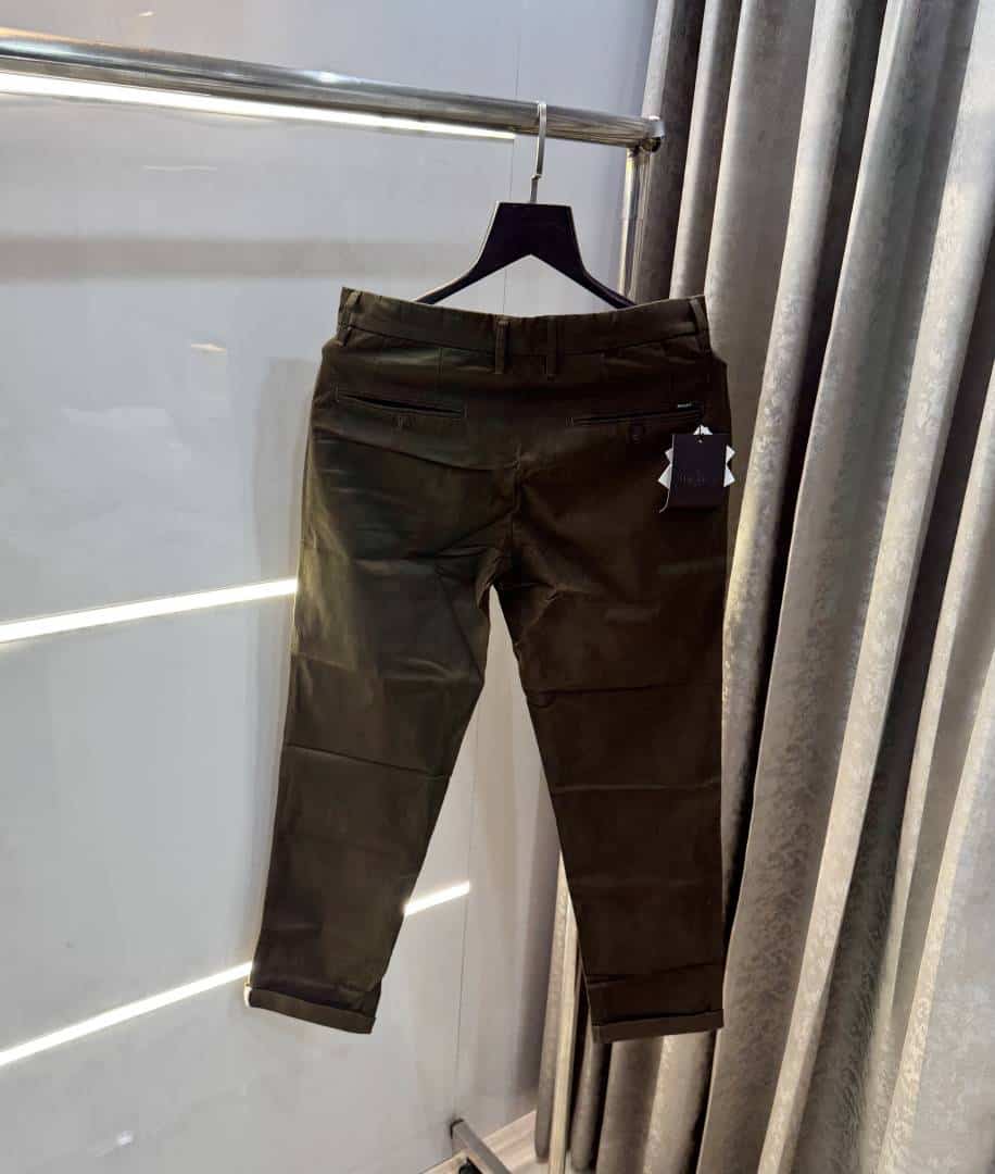 Hacket London dark brown Premium Classic Cotton Trouser