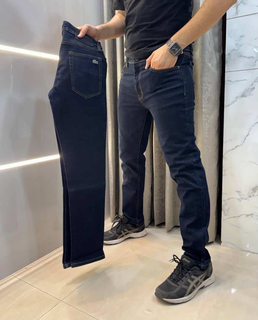 Lacost e Navy Blue Imported Hyperflex.. Denim